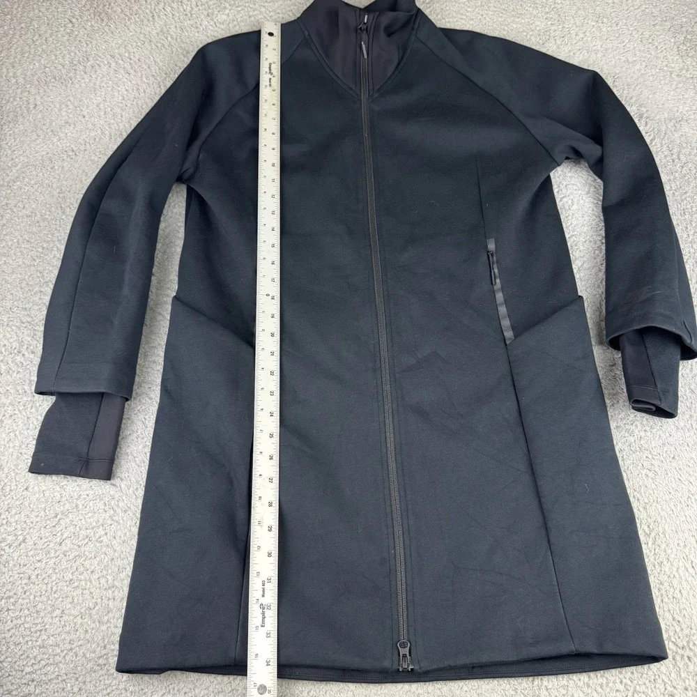 NIKE TECH FLEECE Black Long Water-repellent Wind‎ Proof JACKET 884429 Medium - Picture 9 of 12